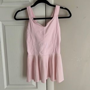 Lululemon peplum pink top